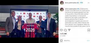 萨勒马科尔斯：蝾螈留下！我很高兴在米兰继续写故事。<p>斗球直播，10月16日讯 米兰官方在不久前官宣同萨勒马科尔斯续约至2026年，球员也在个人社交平台发表了续约感想。</p></p><p>萨勒马科尔斯表示：“蝾螈（Salamandra，和萨勒马科尔斯的名字很相近，是意大利球迷对他的昵称）留下！我很高兴在这个伟大的俱乐部继续写我的故事。我第一次受到热烈的欢迎，很快就感到自己受到了重视。”</p><p>这是美好的感情，想和我一起来的人们，特别是米兰的粉丝们分享。我为自己和球队携手获得的成长感到骄傲。目前目标不变:训练、成长、胜利！米兰加油！</p></p></p></p></p></p></p></p></p></p></p></p></p></p></p></p></p></p></p></p></p></p></p></p></p<p>(richard)</p>            </div>
            <div class=